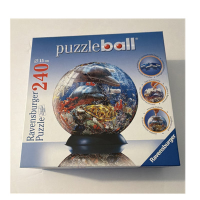 Ravensburger 3D Puzzleball 240-Piece Sea Life Animals Sphere 15cm MPN 110124