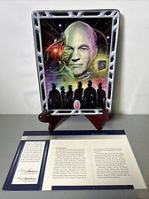 Star Trek Collector Plate Locutus of Borg Villians of the Galaxy Franklin Mint