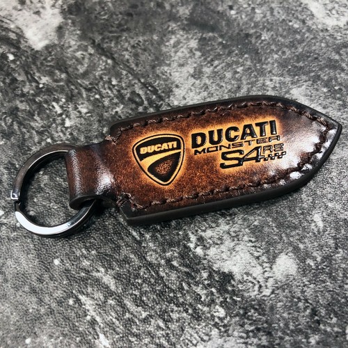 Handmade Ducati monster S4RS leather keychain. 1EA - Picture 4 of 8