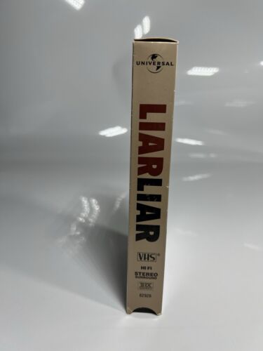 Liar Liar Movie Jim Carrey Comedy 1997 Classic Funny VHS - Picture 3 of 4