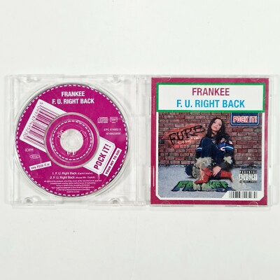 Pock it! Mini CD Rythm'n Blues FRANKEE - F. U. RIGHT BACK Explicit House Mix