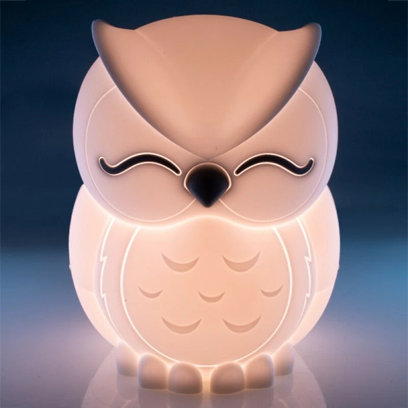 Owl Touch Sensitive Rechargeable LED Night Light Kids Decoration Table Lamp