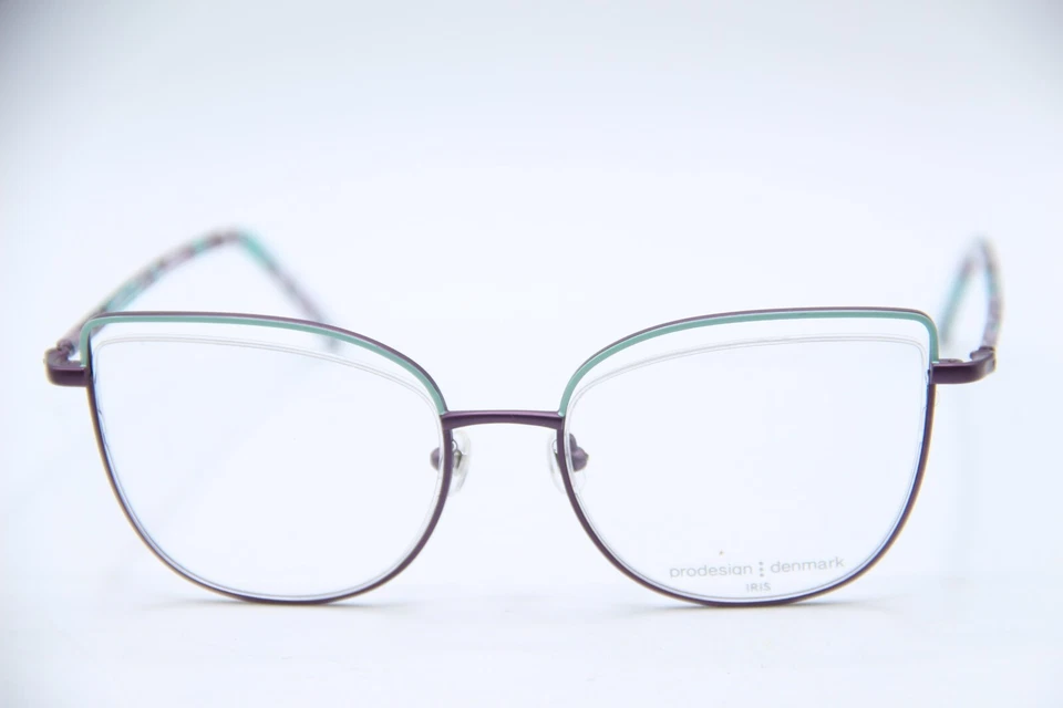 NUEVAS GAFAS PRODESIGN DINAMARCA 3170 C. 3021 MONTURAS AUTÉNTICAS AZUL PÚRPURA 52-17 Foto 2 de 4