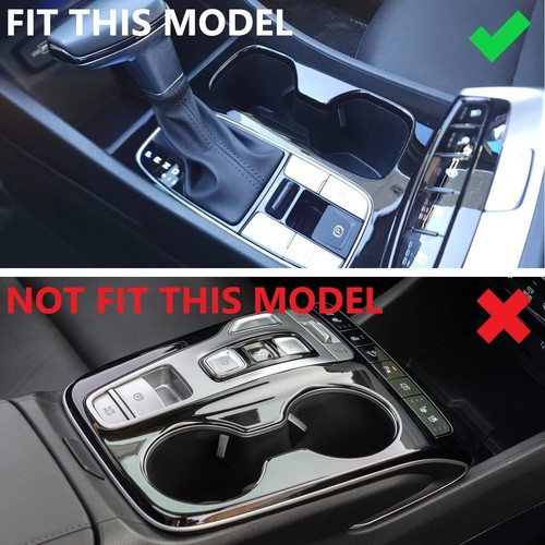 Carbon Fiber Color For 2022-2025 Hyundai Tucson Gear Shift Cover Trim Accessory - Picture 3 of 12