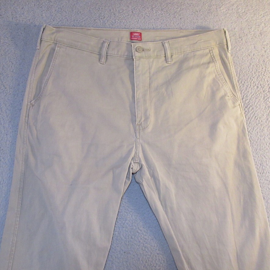 Levis XX Chino 38x30 Mens Slim Taper Stretch Pant Relaxed Fit 38x28