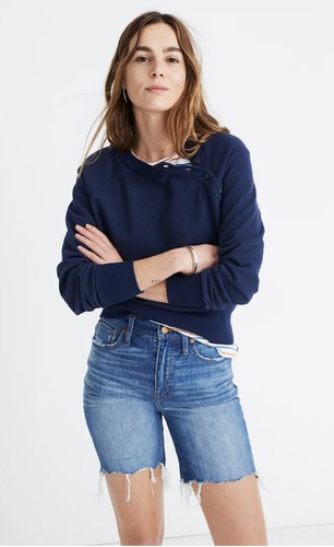 madewell High Rise Mid Length Denim 