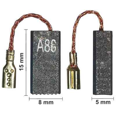 Kohlebürsten Kohle für Bosch GFF 22 A Flachdübelfräse