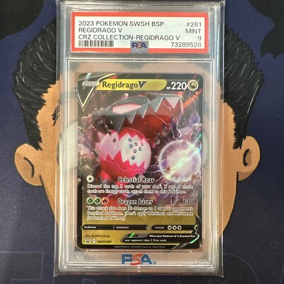 PSA 9 MINT 2023 Pokemon Crown Zenith REGIDRAGO V #281 Ultra Rare Promo