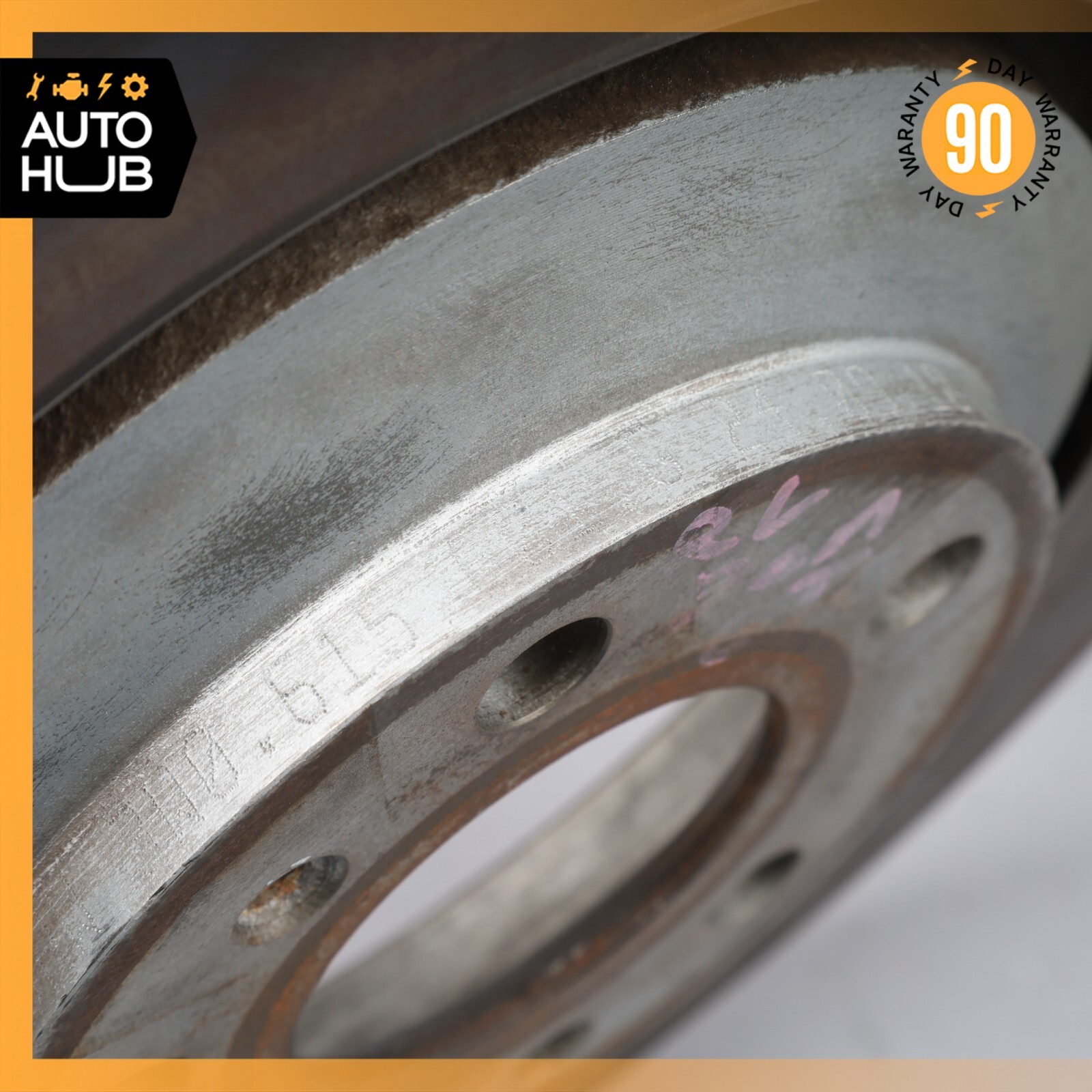 03-18 Bentley Continental GTC GT Rear Left & Right Brake Rotors Disc OEM 59k