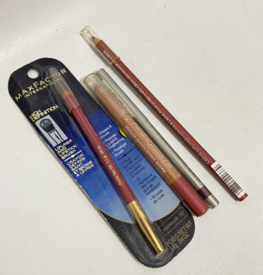 Lot of 4 Lip Liners Almay Berries WetnWild Maybelline Mauve Ahead Max Factor