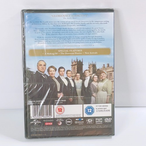 Downton Abbey Seasons 2, 3, 4 DVDs (12 Discs) PAL Regions 2, 4 & 5 NEW/Sealed - Picture 8 of 11