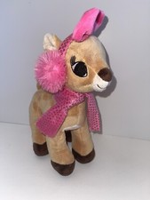 Dan Dee Clarice Rudolph the Red Nosed Reindeer Plush Stuffed Animal Doll Toy 12"