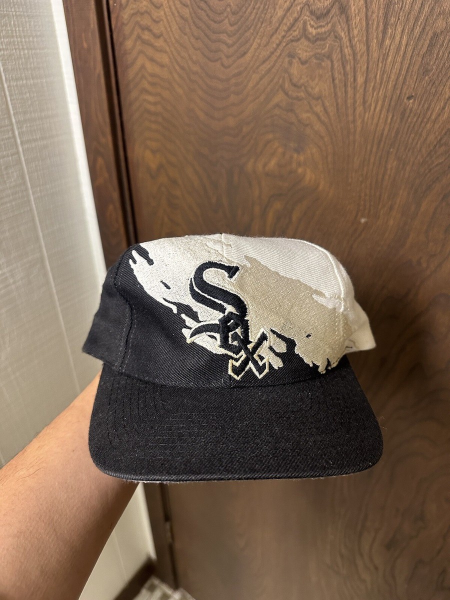Logo Athletic Splash Snapback Hat Chicago White Sox Vintage Used