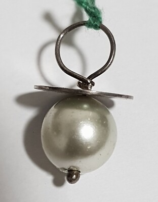 Colgante de Chupa con piedra en plata de ley 925 mm.