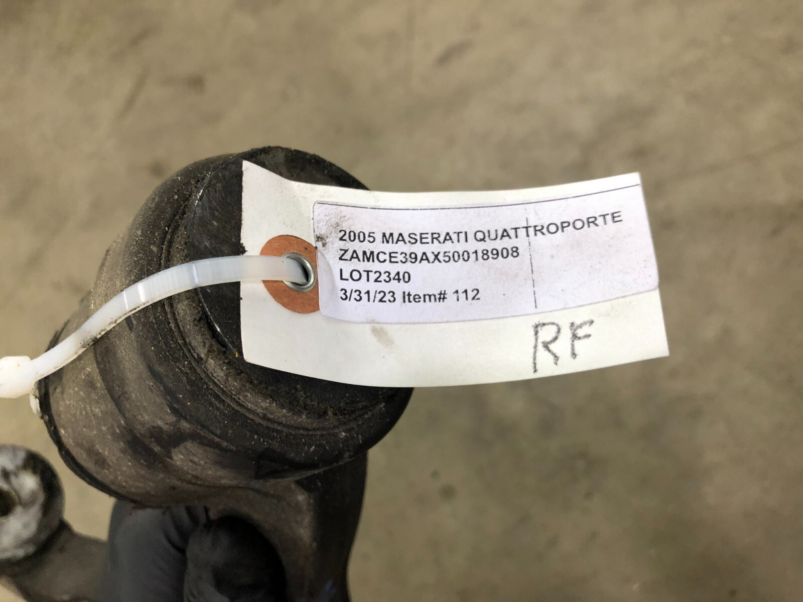 ⭐03-12 MASERATI QUATTROPORTE FRONT RIGHT PASS SIDE LOWER CONTROL ARM OEM LOT2340