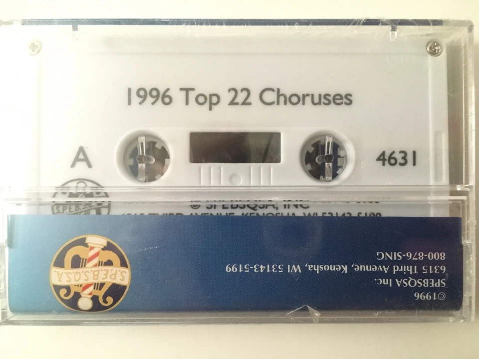RARE 1996 SPEBSQSA Cassette Top 22 Choruses Barbershop Salt Lake City Conv - Image 2 of 4