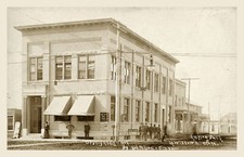 Empire Bank, Lewistown, MT Montana 1909 RPPC Photo Postcard Copy