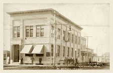 Empire Bank, Lewistown, MT Montana 1909 RPPC Photo Postcard Copy