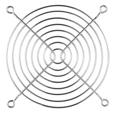 Lot of 2 - 120mm Chrome Wire PC Fan Grill Mesh--NEW