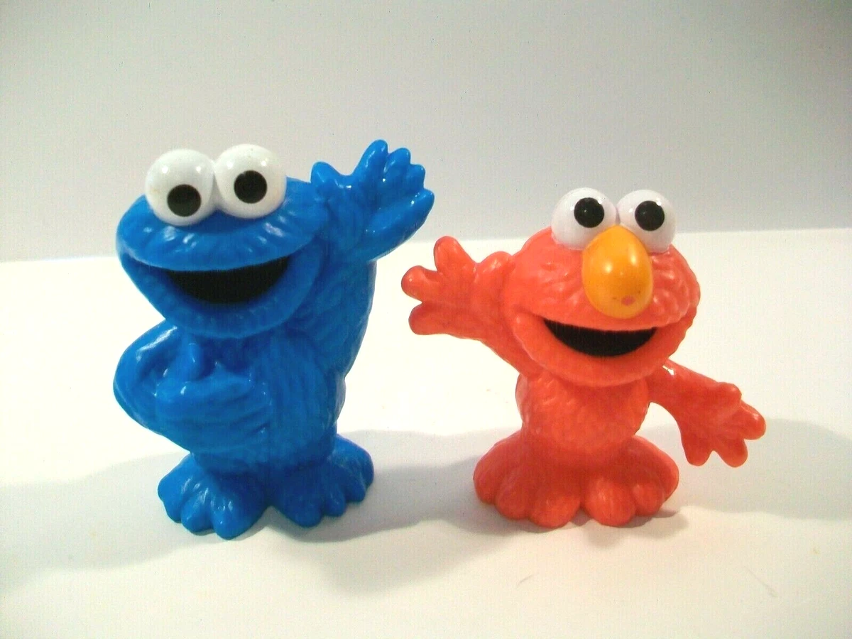SESAME STREET PLASTIC FIGURE LOT COOKIE MONSTER ELMO eBay