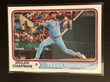 2023 Topps Heritage High Number - Aroldis Chapman 505 - Texas Rangers