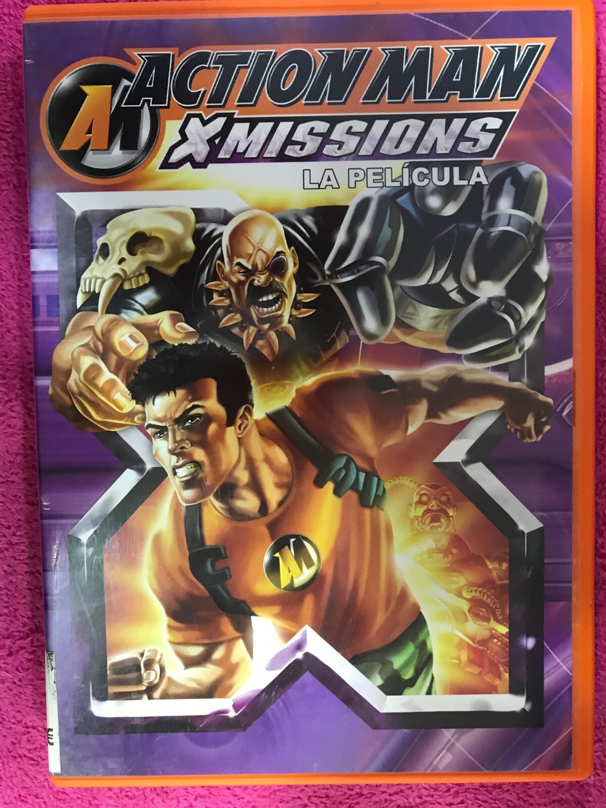 Action Man X Missions The Movie DVD Paramount Español Inglés Francés Ita Por
