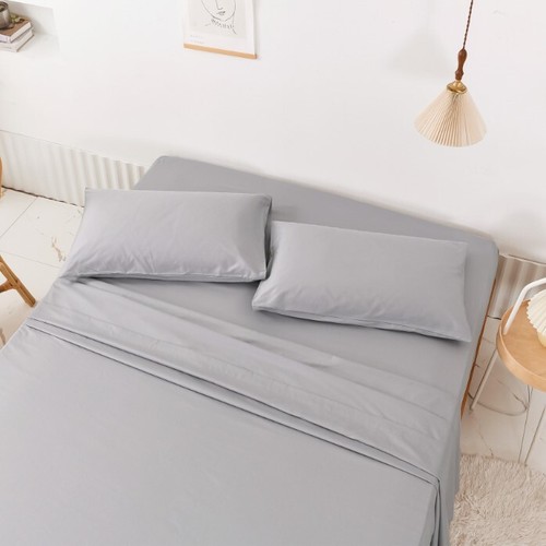 4-teiliges Lakenset atmungsaktiv, extra weich, tiefe Taschen, einfache Passform, faltenfrei - Bild 18 von 19