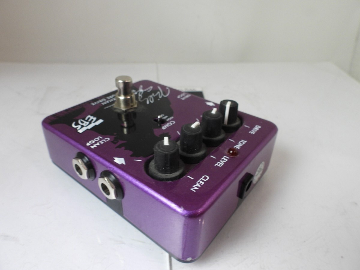 EBS Billy Sheehan Signature Bass Drive Overdrive Effects Pedal