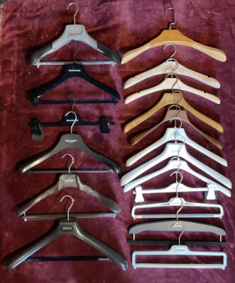 #ad 6pc ORIGINAL TOP BRAND WIDE SHOULDER HANGER TOM FORD GUCCIDamp;GMORE WHOLESALE $26.00