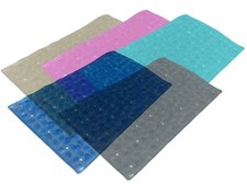 Tappeto Tappetino In Pvc Antiscivolo Per Vasca Da Bagno Doccia 37x88cm