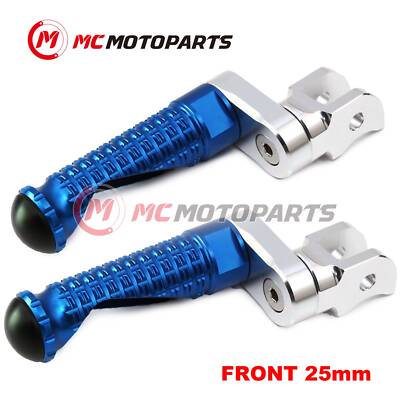 For Yamaha XVS950 Bolt R 14-18 17 16 15 MPRO 25mm Extended BLUE Front Foot Pegs