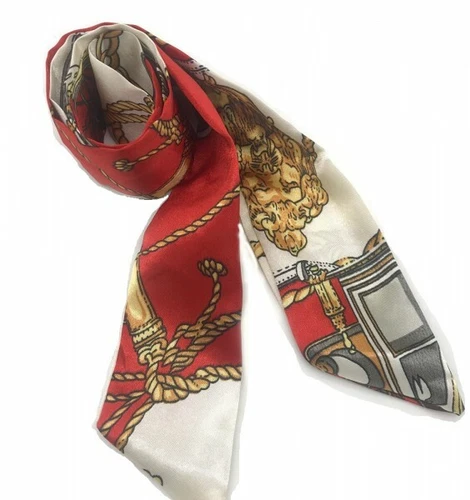 Tuch Seidentuch Tasche Schal Satin Band Haarband Schleife Bandana Krawatte   - Bild 23 von 26