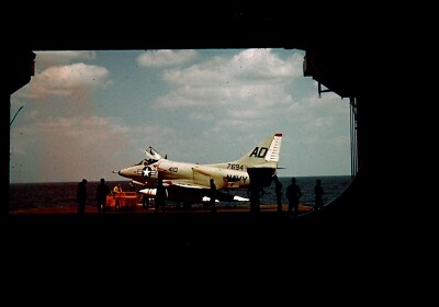 c1960 U.S. Douglas A-4 Skyhawk Blue Border 35mm Trans