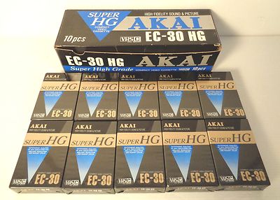 akai ec-30 hg, 10 Stück, new factory saled! neu, RAR!