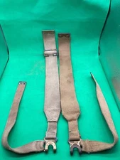 Original WW2 Pattern British Army L Straps Pair - 37 pattern Webbing Haversack