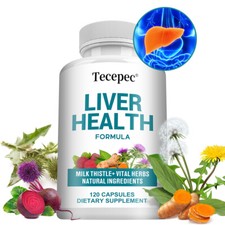 Liver Health Formula Supplement Cleanse  Detox,Protect Liver  Digestive Health