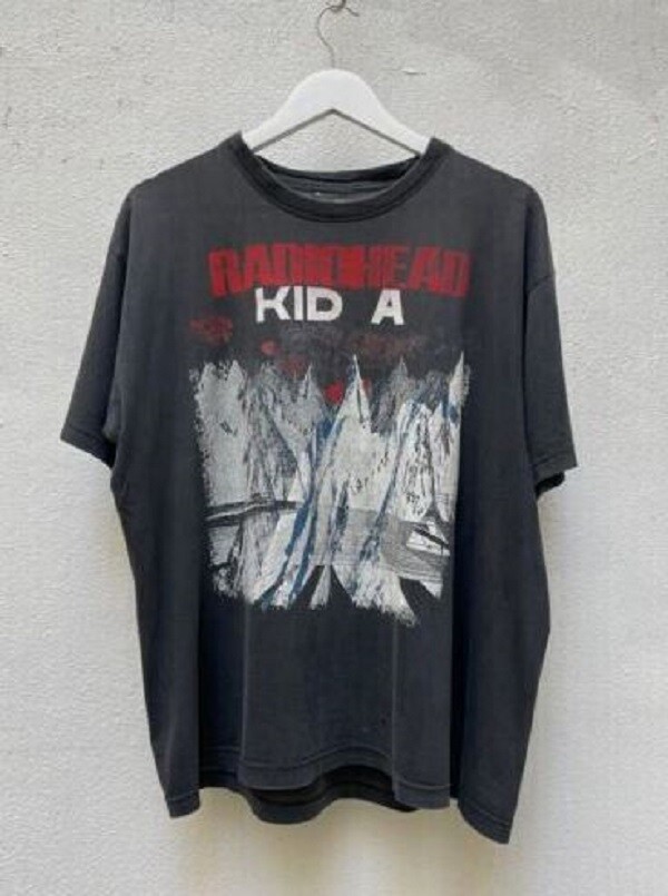 VTG 2000 Radiohead Kid A Black T-shirt S-5XL Unisex | eBay