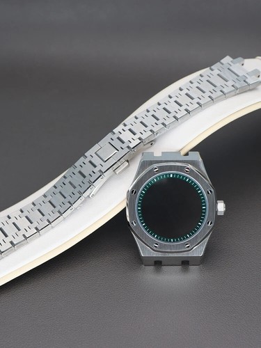 Stainless Steel Watch Case band Chapter Ring For Seiko NH35 Movement 28.5mm Dial - Picture 16 of 16