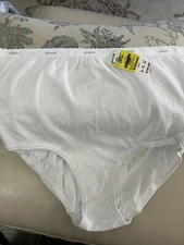 NEW! Jockey Women's Classic 2/Pack Underwear Briefs White Size 9