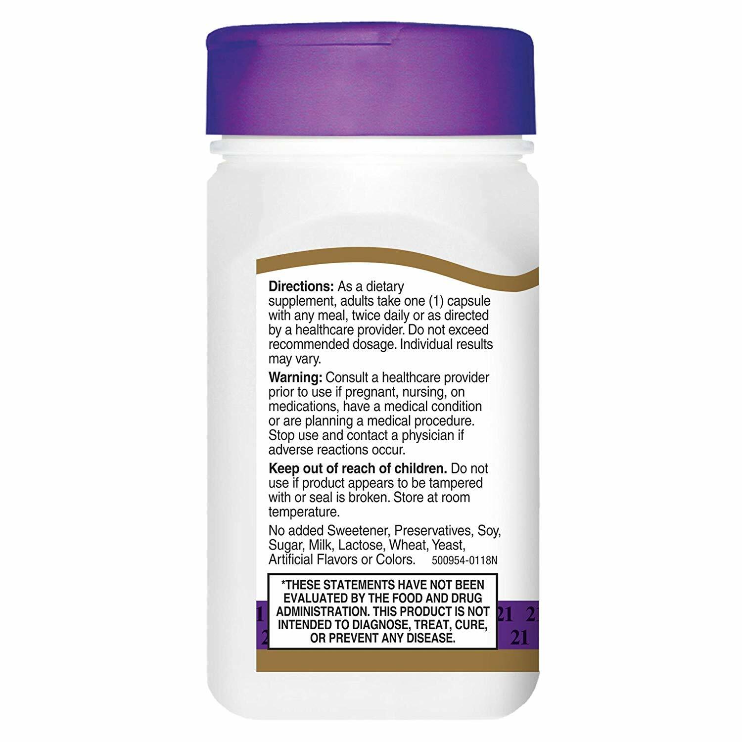 21st Century Resveratrol Red Wine Extract Capsules 90 Count Expiration