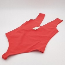 Free People BodysuitWomens Small Keep It Sleek Sleeveless Pink Poinsettia