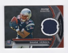 2011 BOWMAN STERLING REFLECTION Shane Vereen Patriots #BSR-SV RC Relic