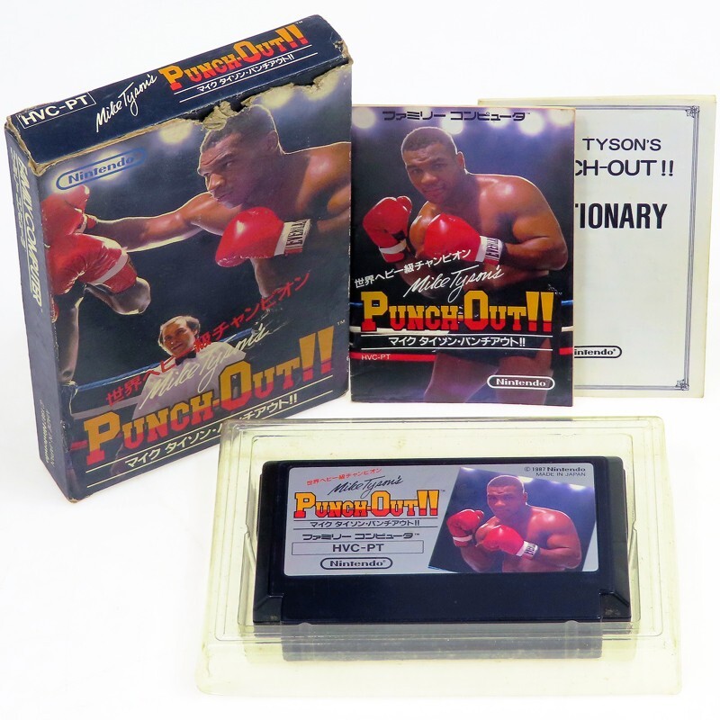 Mike Tyson's PUNCH OUT Nintendo FC Japan Import NTSC-J Complete