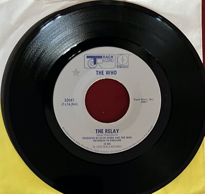 ザ・フー THE RELAY / WASP MAN The Who Wasp Man b/w The Relay - Track Record 45 | eBay