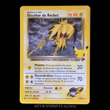 carte Pokémon Électhor de Rocket 15/132 #1 EB07.5 - Célébrations NEUF FR