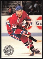 Eric Desjardins, 1991-92 Pro Set Platinum, #193, Montreal Canadiens,