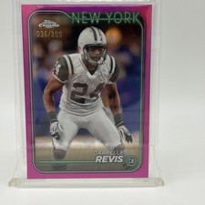 2024 Topps Chrome Magenta Refractor Darrelle Revis 36/399 New York Jets #146