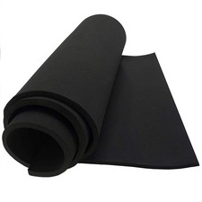 Neoprene Sponge Foam Rubber Sheet Roll 12x54 Inches X 1/4 Thick Cosplay Padding