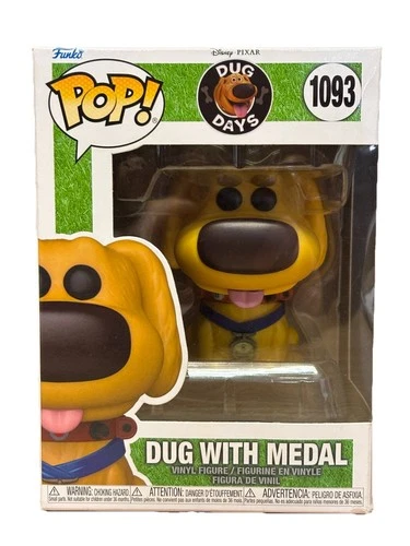 Funko Pop! Disney Pixar: Dug Days DUG WITH MEDAL 1093 Vinyl Figure #5545