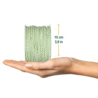 Halbach SeidenbäNder Premium Kordel 4Mm X 25M Mint ÖKo-Tex